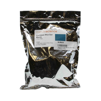 Bag Of 10 Dye Blocks (For Candles) - Caribbean Blue