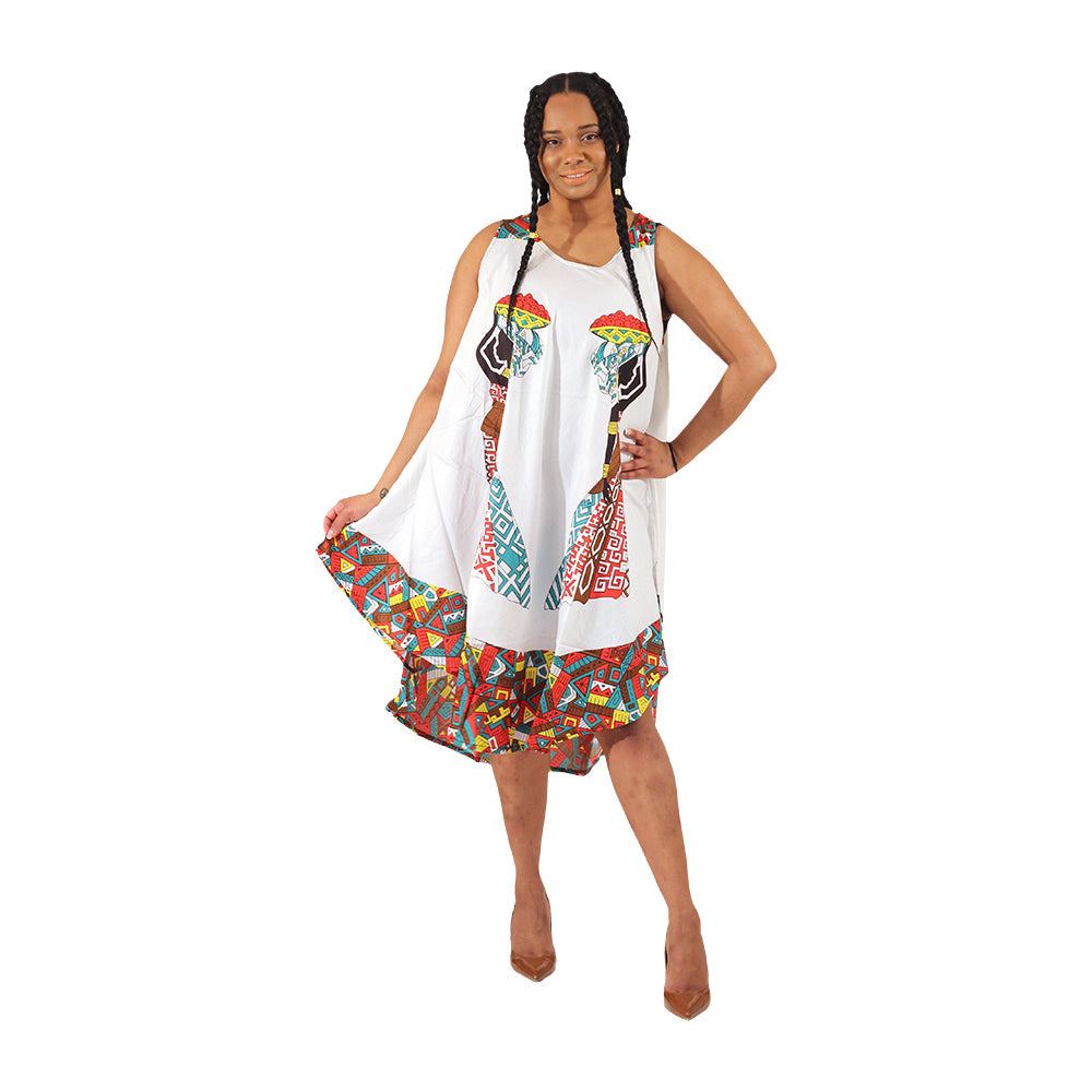 Carrying Women Umbrella Dress - Green