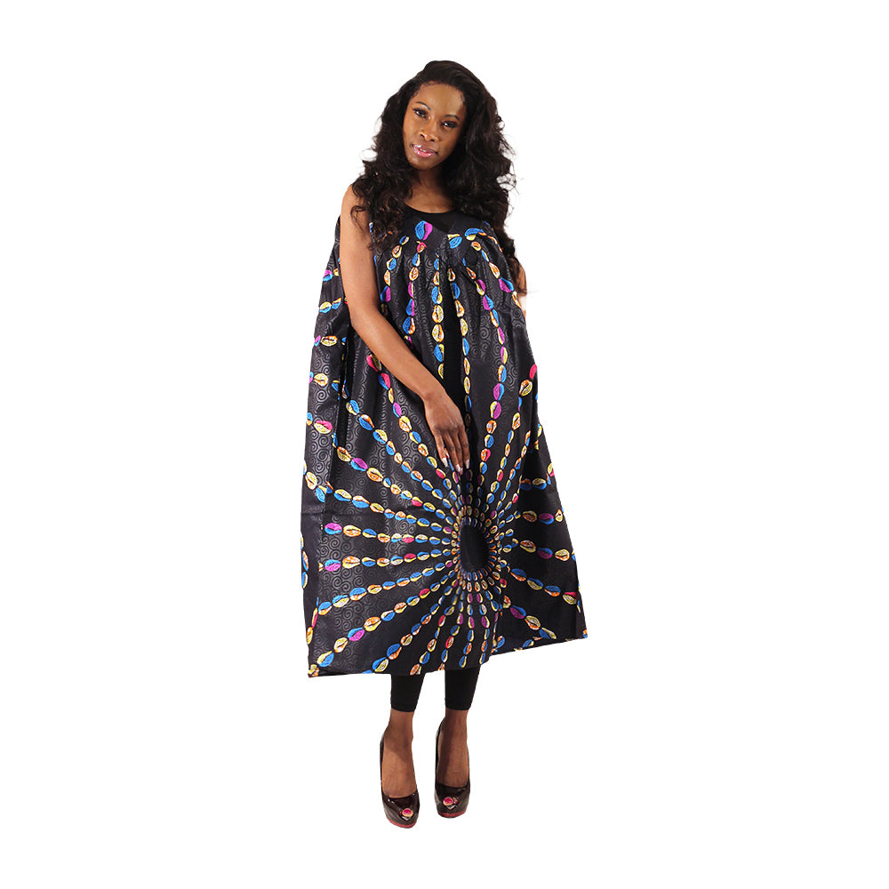 African Print Short Dress - Style A
