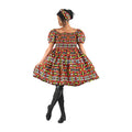 African Print Smocked Top - Style A