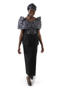 Butterfly Lace Skirt Set - Black - Size 12