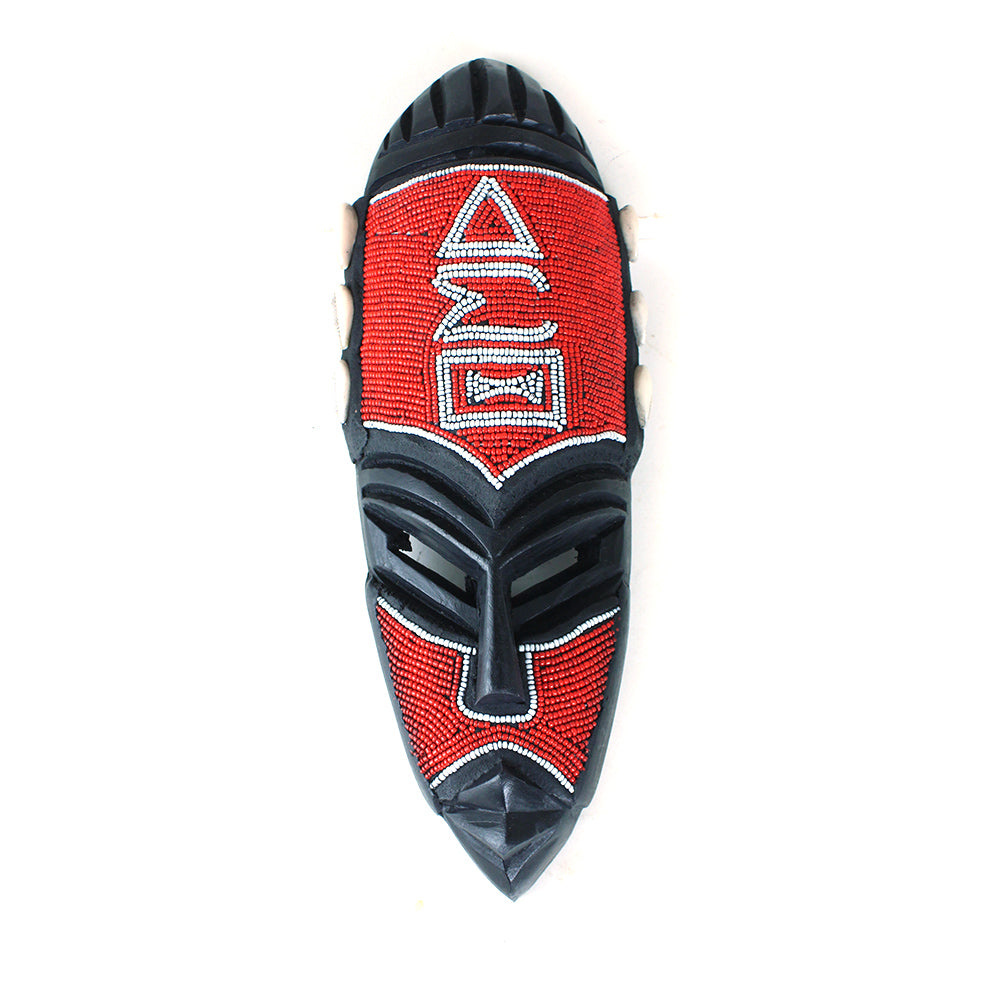 Fraternity/Sorority Beaded Fang Mask - AKA