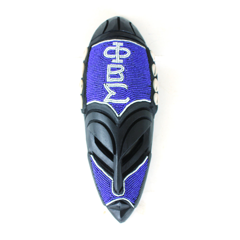 Fraternity/Sorority Beaded Fang Mask - AKA