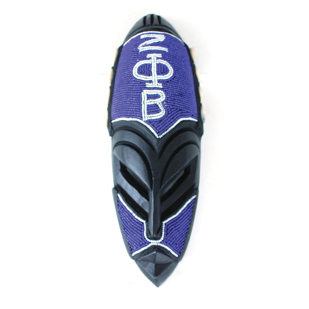 Fraternity/Sorority Beaded Fang Mask - AKA