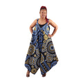 African Print Palazzo Jumpsuit - Style H
