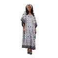 African Spot-Print Kaftan - Style A