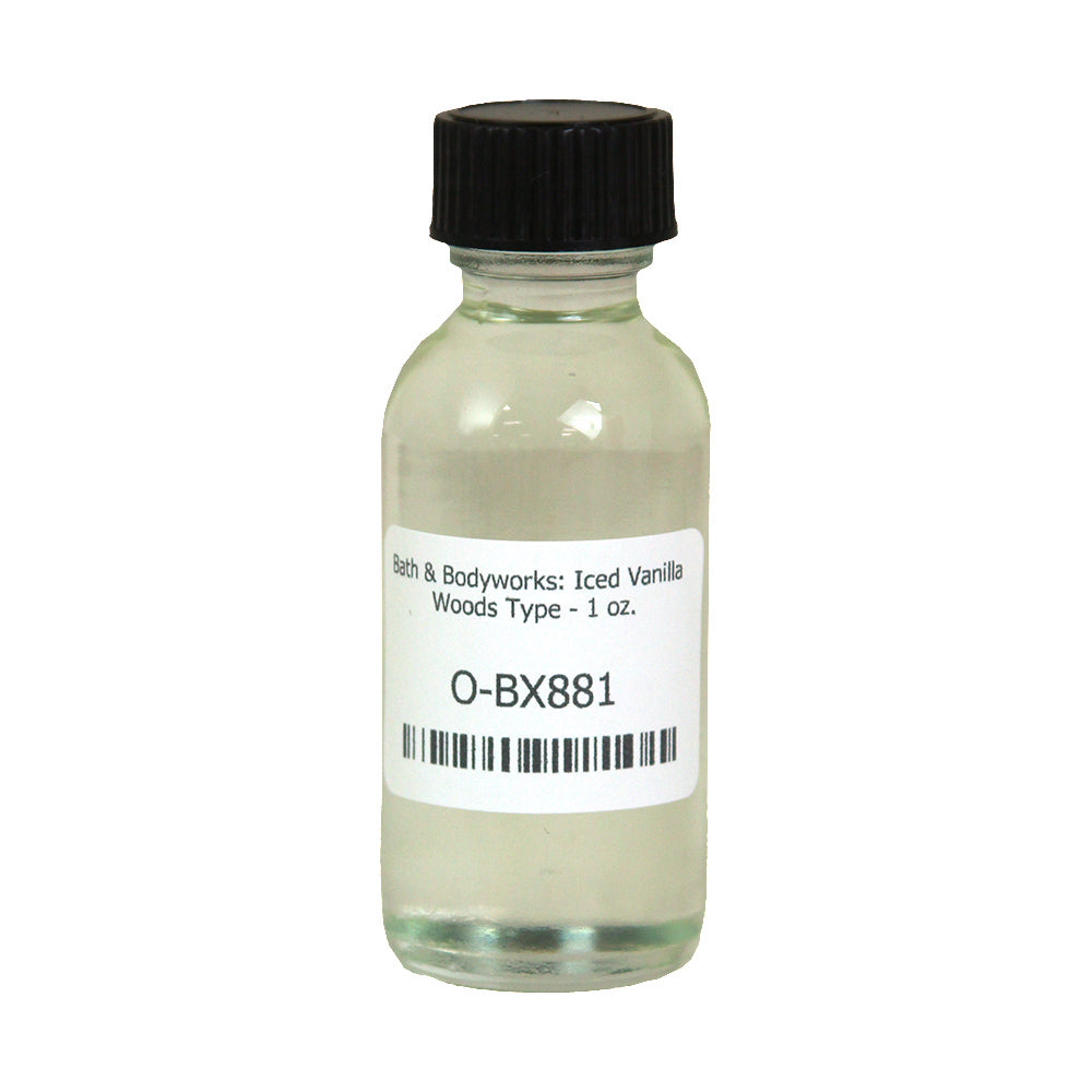 Bath & Body Works: Iced Vanilla Woods Type - 1 oz.
