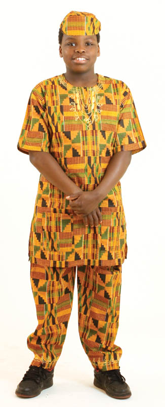 Children's Kente Pant Set - Style #1 - Large