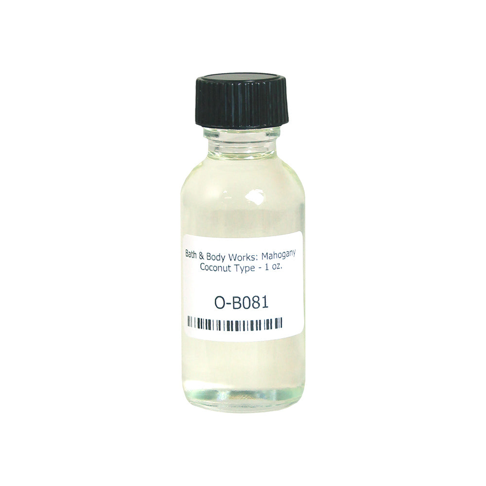 Bath & Body Works: Mahogany Coconut Type - 1 oz.