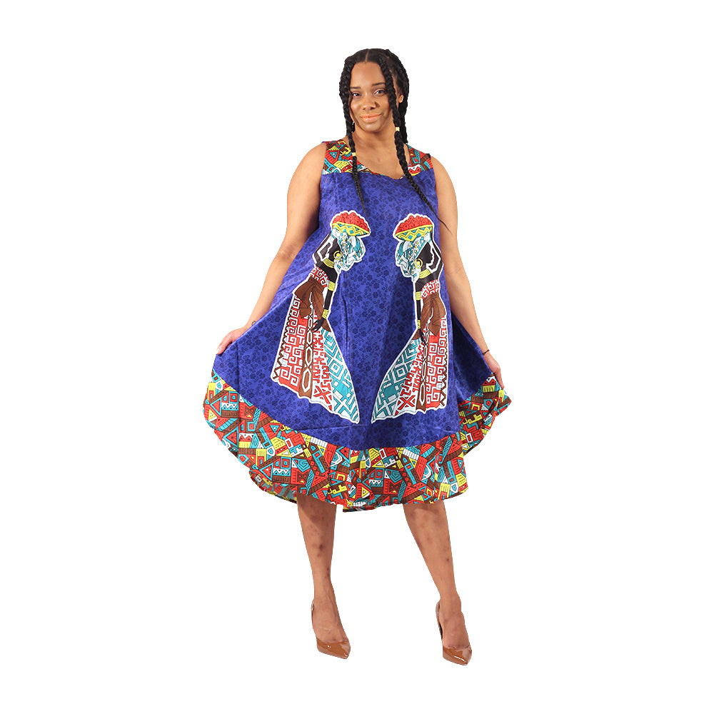 Carrying Women Umbrella Dress - Green