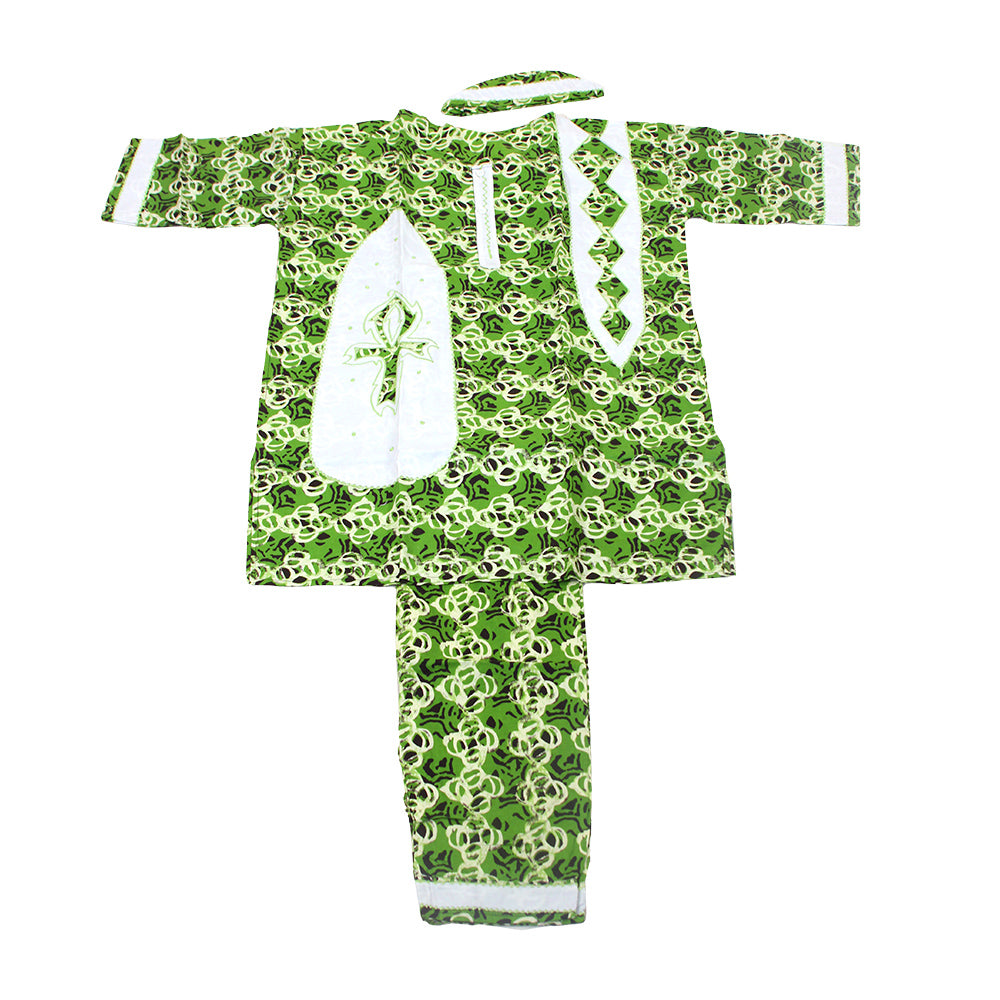 Ankara Print Ankh Design Pant Set - Style A