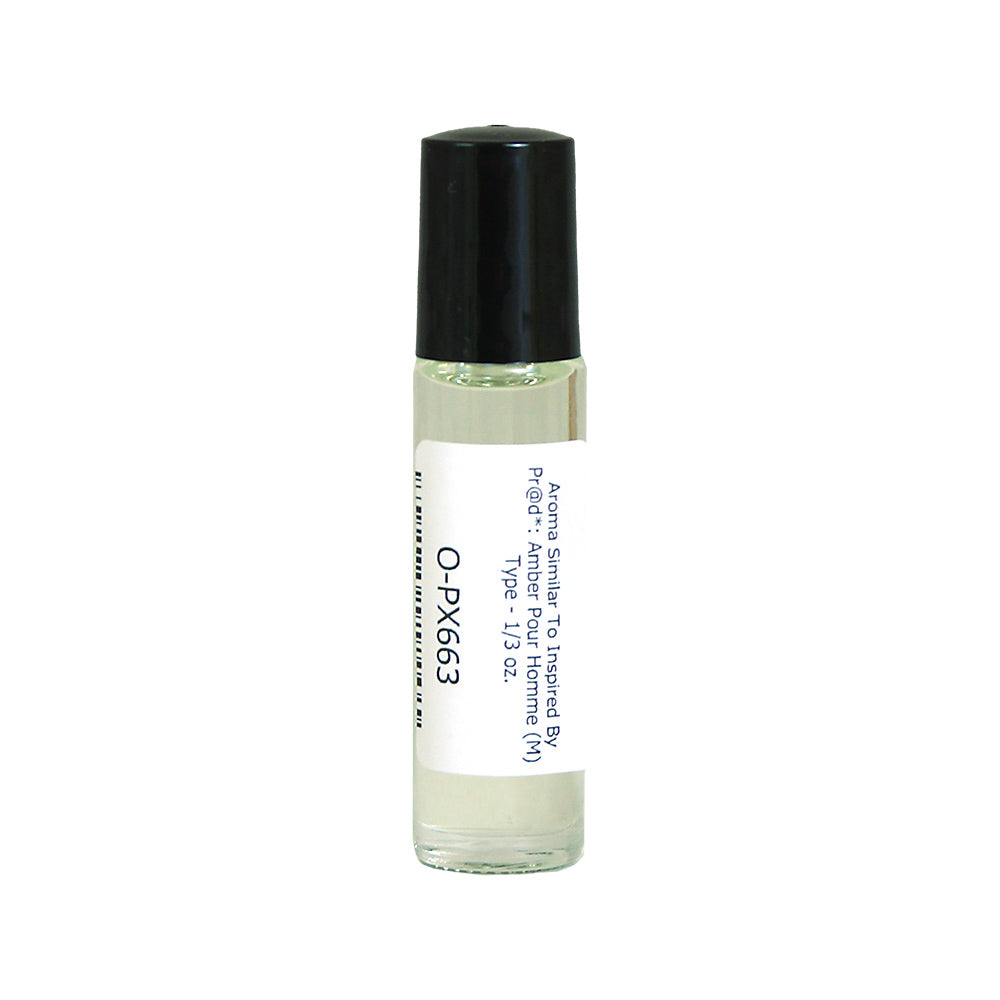 Inspired By Pr@d*: Amber Pour Homme (M) Type - 1 oz.