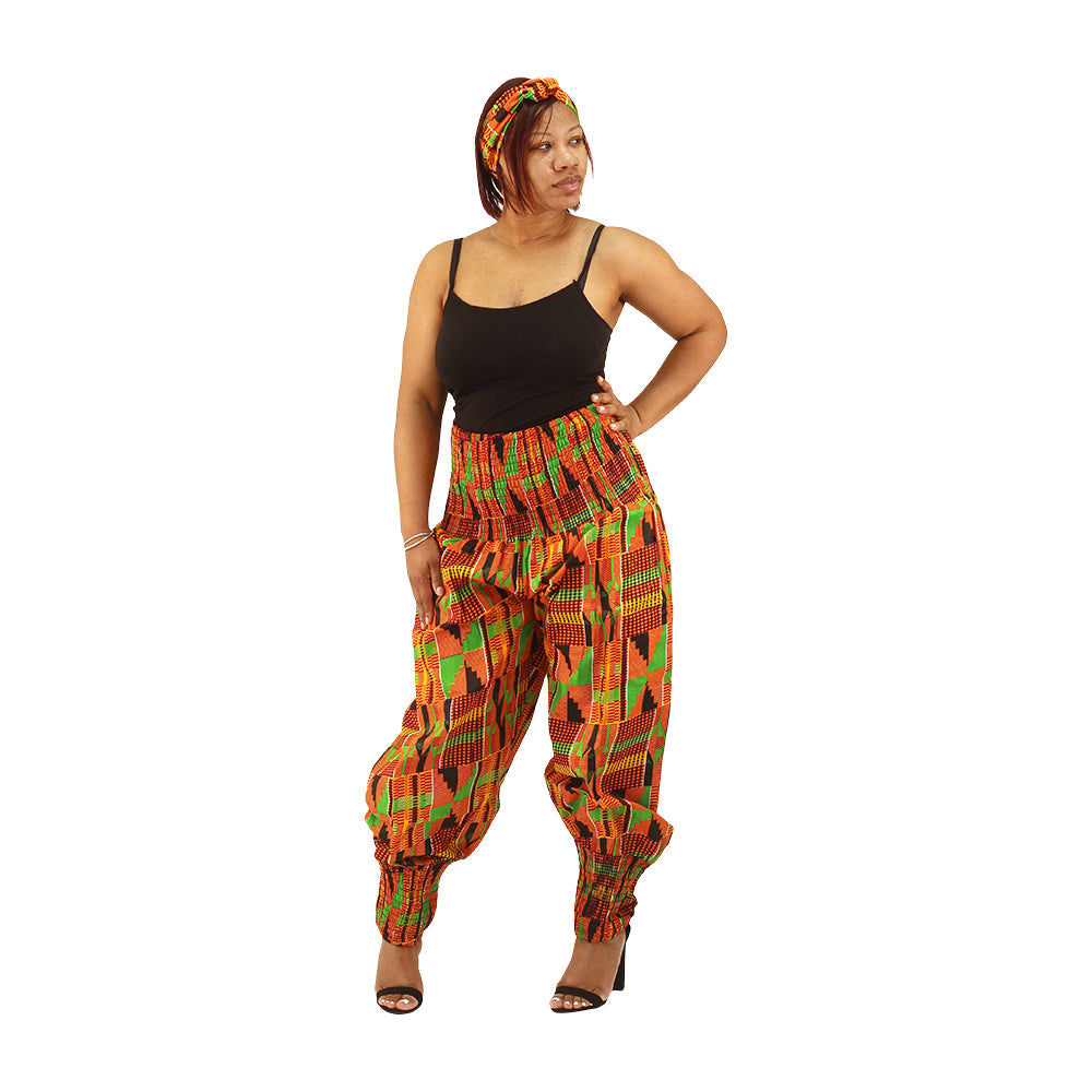 Ankara Print Harem Pants - ONE SIZE - Style A
