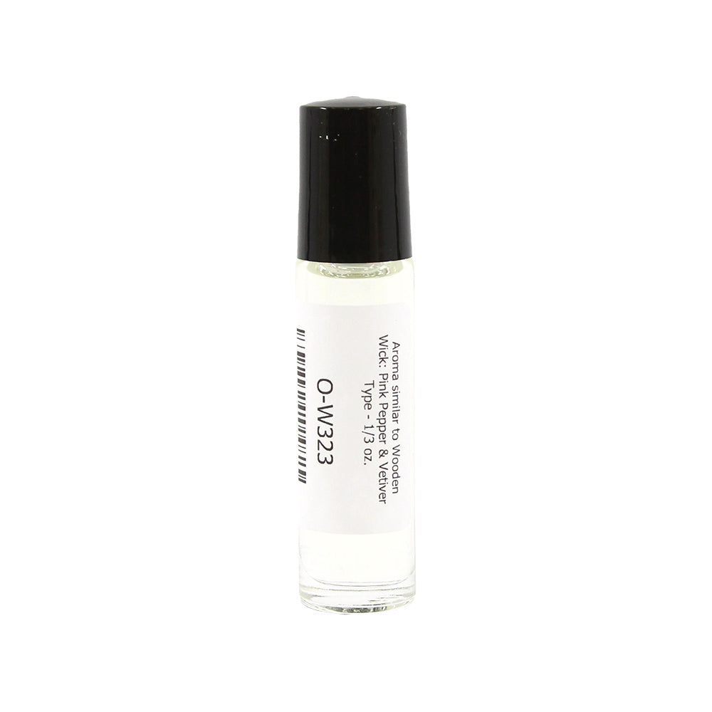 Wooden Wick: Pink Pepper & Vetiver Type - 1 oz.