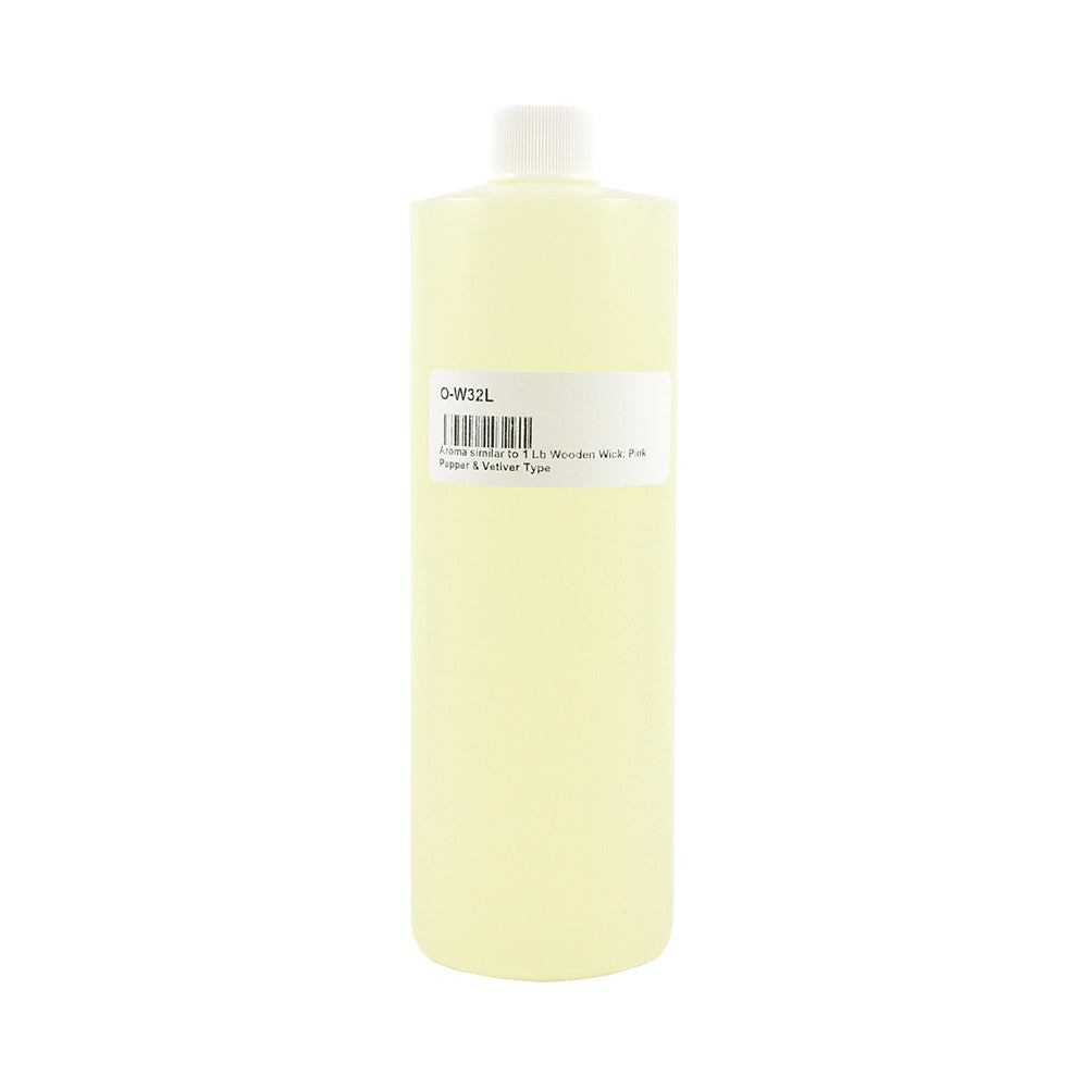 Wooden Wick: Pink Pepper & Vetiver Type - 1 oz.