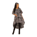 Ankara Print Hi-Low Stretch Dress - ONE SIZE - Style A