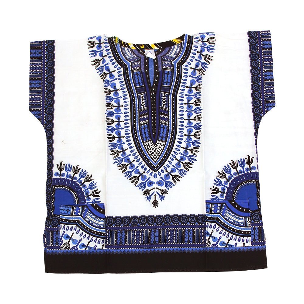 Children's Sleeveless Dashiki - SIZES - Fuchsia - Large