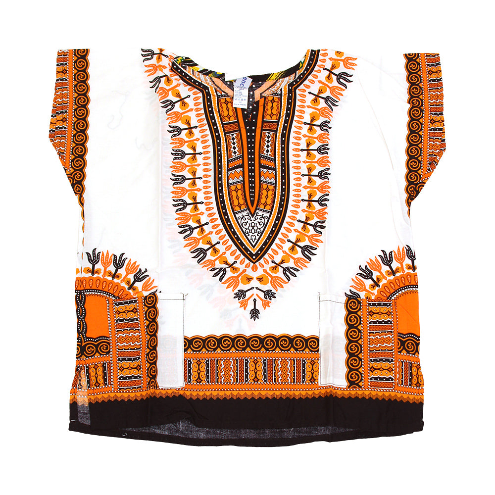 Children's Sleeveless Dashiki - SIZES - Fuchsia - Large