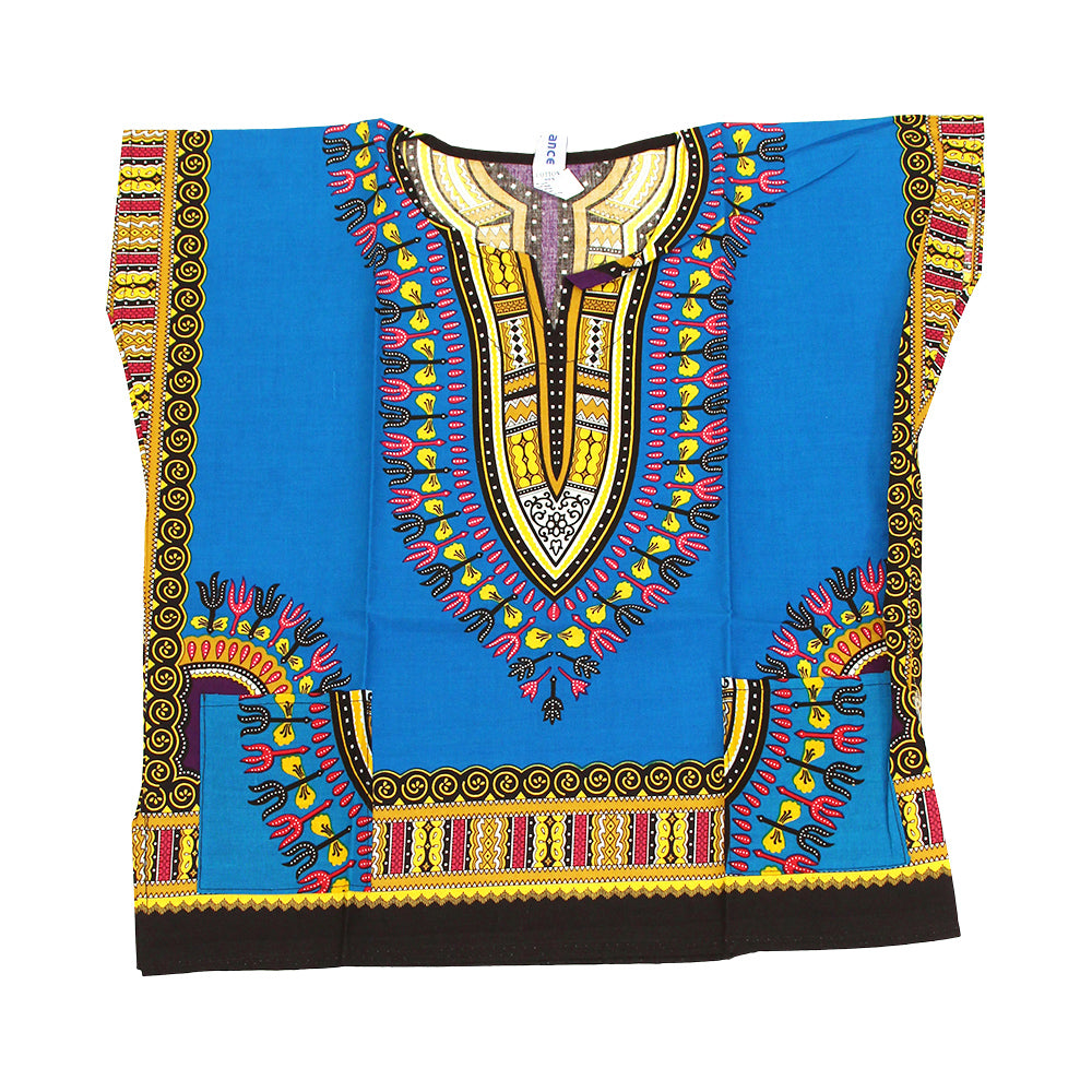 Children's Sleeveless Dashiki - SIZES - Fuchsia - Large