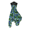Ankara Print Halter-Top Smocked Dress - ONE SIZE - Style A