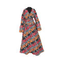 Ankara Print Elegance Wrap Dress - Style A