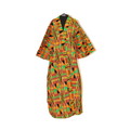 African Print Long Kimono - FREE SIZE - Style A