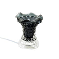 Electric Curved Glass Oil Burner - Black