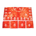 Batik Table Set - Orange
