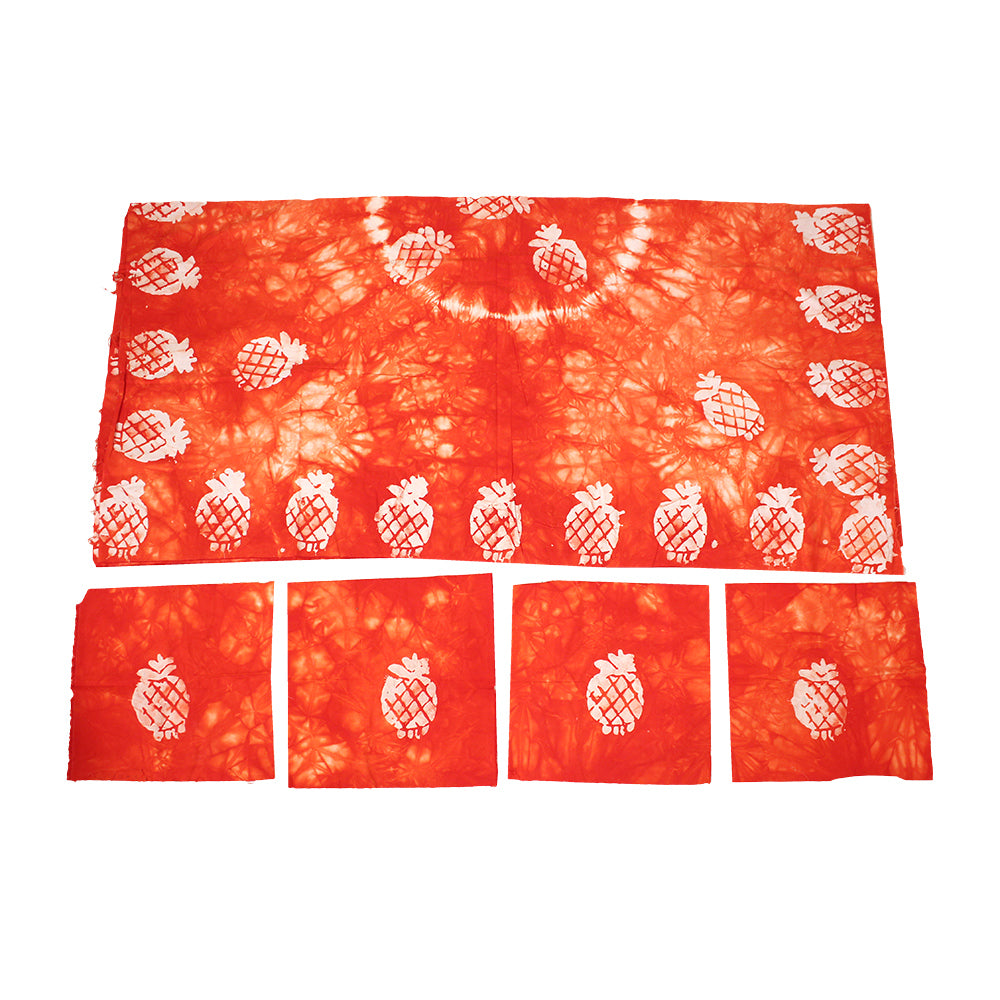Batik Table Set - Orange
