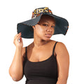 ASSORTED Kitenge Sun Hats - Gray