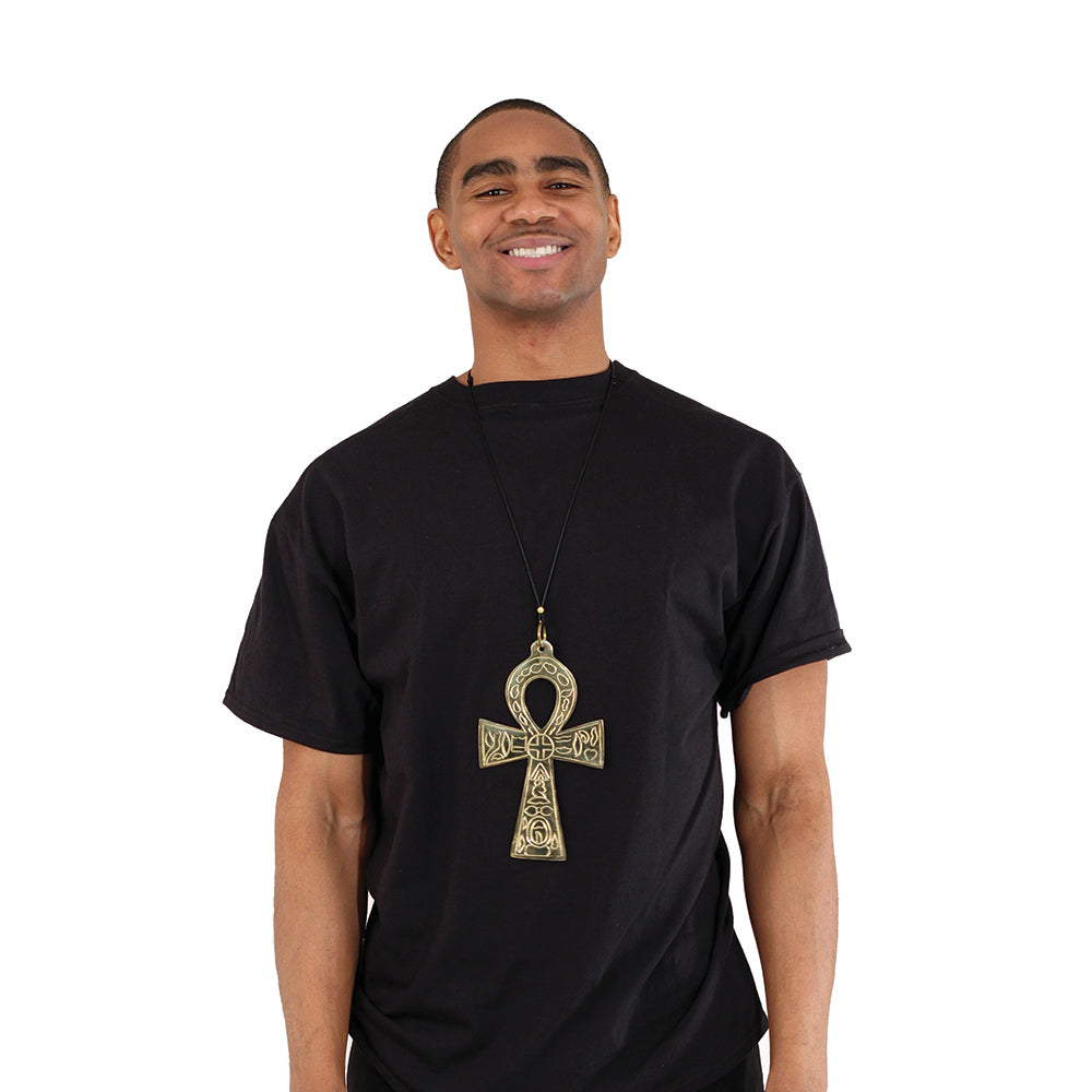 Ankh Necklace (8") - Gold
