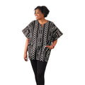 African Print Dashiki - Style E - Plus