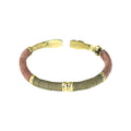 Brass & Copper Twist Cuff - Gold