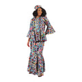 African Print Fish Tail Skirt Set - Style A - 2X