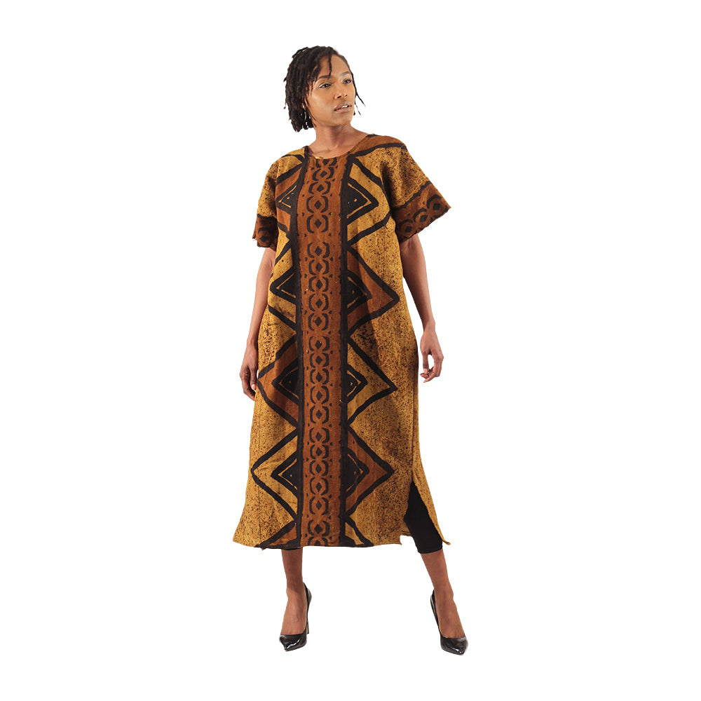 Authentic Mud Cloth Dress - 3 Color