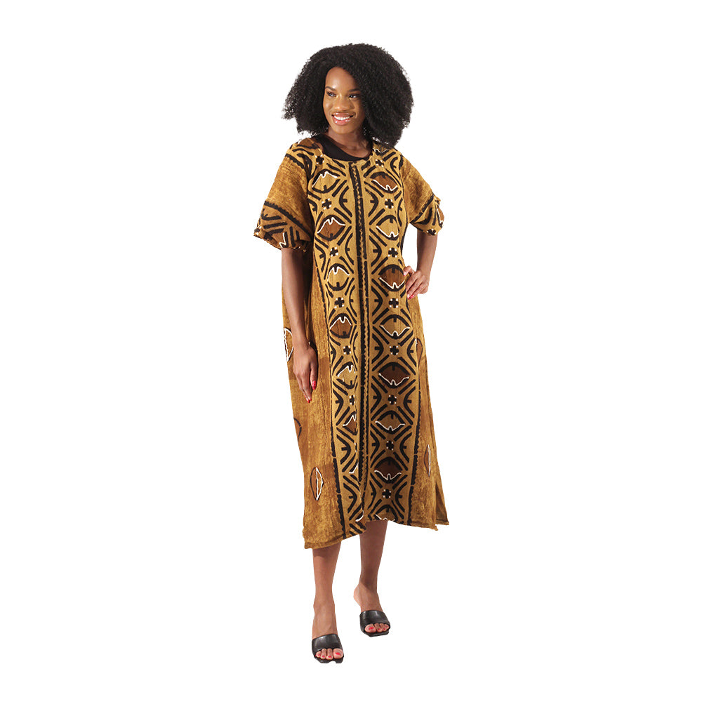 Authentic Mud Cloth Dress - 3 Color
