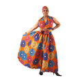 Ankara Print Infinity Dress - Style A