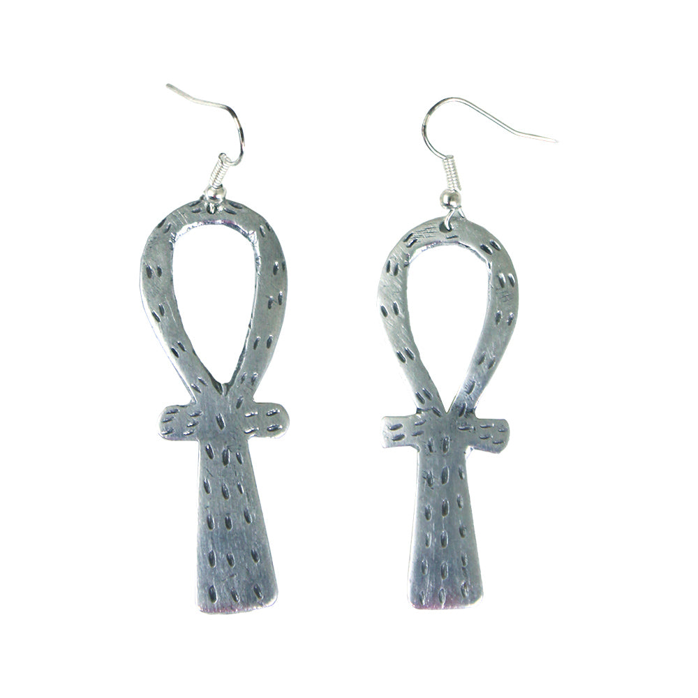 Ankh Earrings - Gold