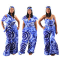 African Print Infinity Jumpsuit - Style A