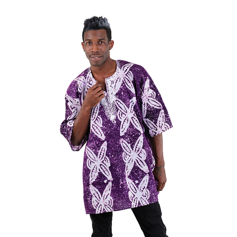 Batik Dashiki - Black