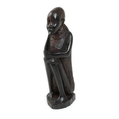 Ebony Woman + Gourd: Statue #3