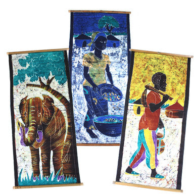 Batik Tapestry - Antelope