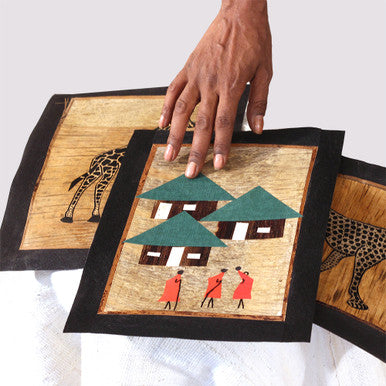 Banana Leaf Painting - Cheetah