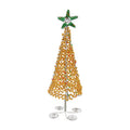 Beaded Wire Christmas Tree 8" Decoration (ASSORTED)