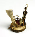 Banana Leaf Figurine: Manger Scene