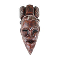 Gabonese Mask: Brown Small