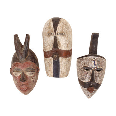 African Cameroon Wooden Mask - Style A