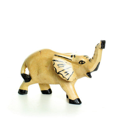 White Elephant Carving 8"