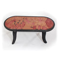 Carved Senegalese ElephantGiraffe Table