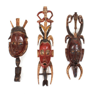 Extra Large Ivorian Guru Mask - 25-35" - Pick Your Own - Style #1